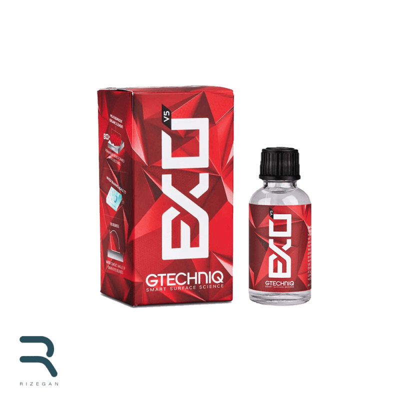 سرامیک بدنه خودرو اگزو جی تکنیک 50 میلی لیتری مدل GTECHNIQ EXOv5 Durable Hydrophobic Coating