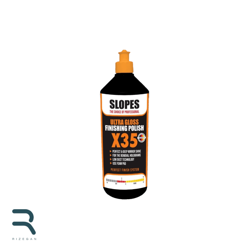 پولیش نرم اسلوپس حجم 1 لیتر مدل Slopes Ultra Gloss Finishing Polish X35