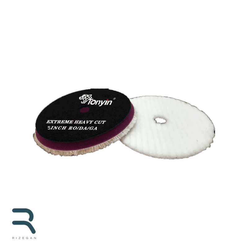 پد پولیش پشمی سایز درشت تونین 125 میلی متری Tonyin Wool Polish Pad (Extreme Heavy Cut) TP01A