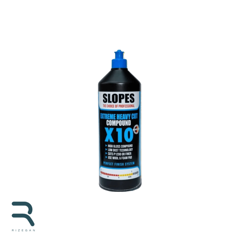 پوليش خیلی زبر یک لیتری اسلوپس مدل Slopes Extreme Heavy Cut Compound X10