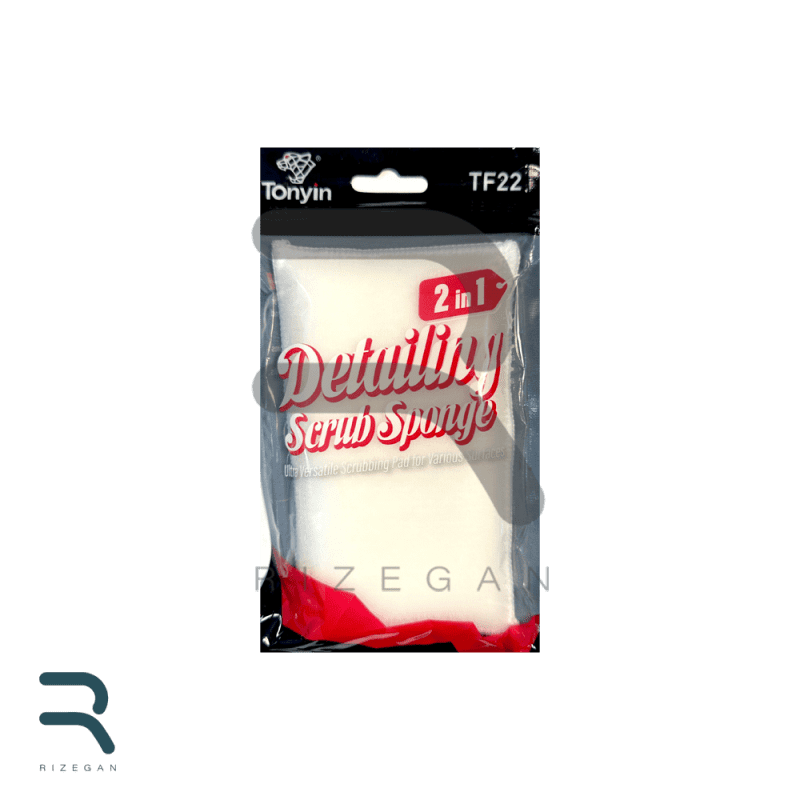 اسفنج جادویی مخصوص تمیز کردن خودرو Tonyin Detailing Scrub Sponge TF22 2in1